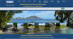 Desktop Screenshot of coldwellbankerstkittsnevis.com